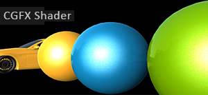 CGFX Shader for real time rendering